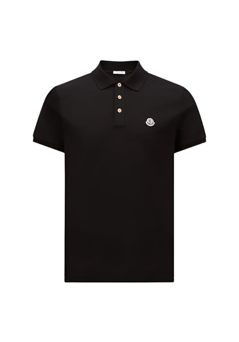 LOGO PATCH COTTON POLO SHIRT