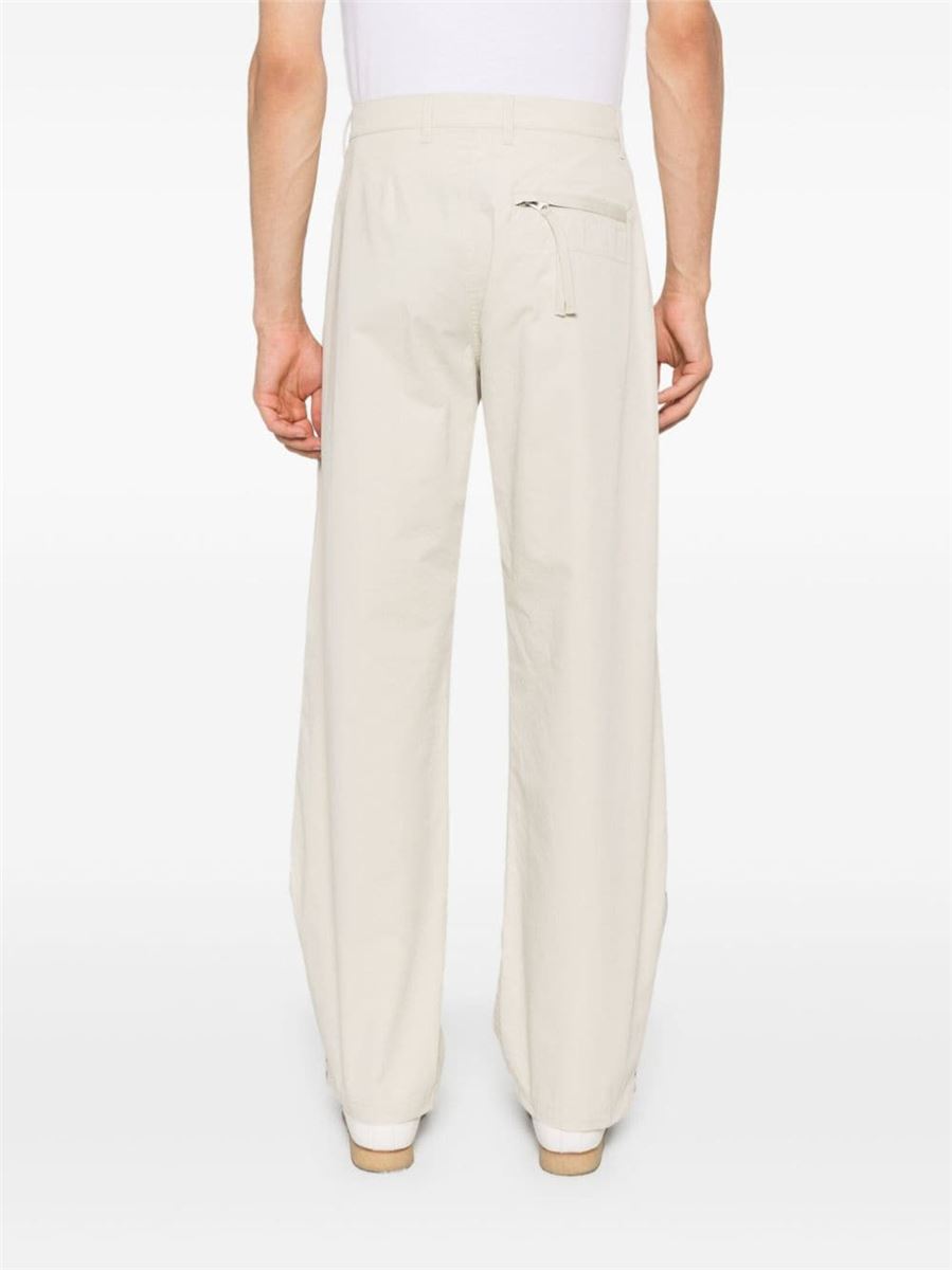 COTTON TAPERED TROUSERS MM6