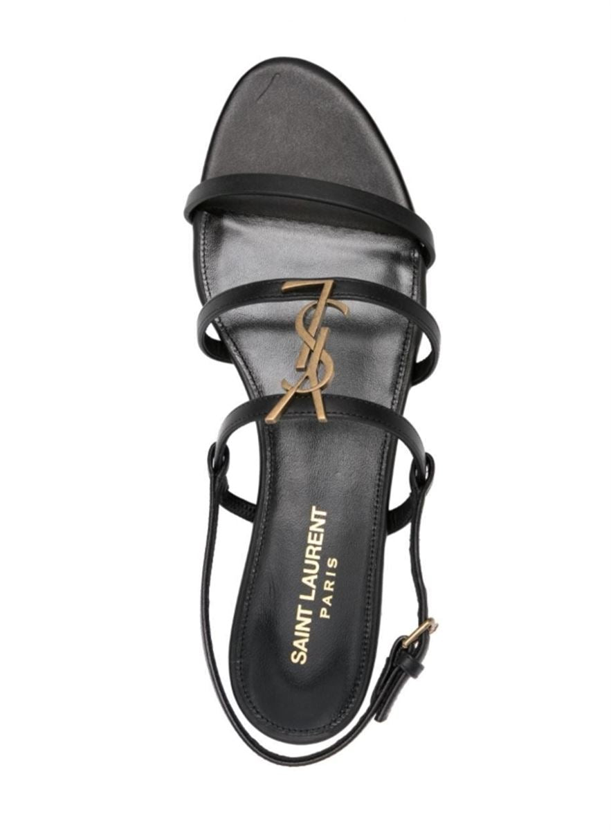 CASSANDRE-PLAQUE LOW SANDALS