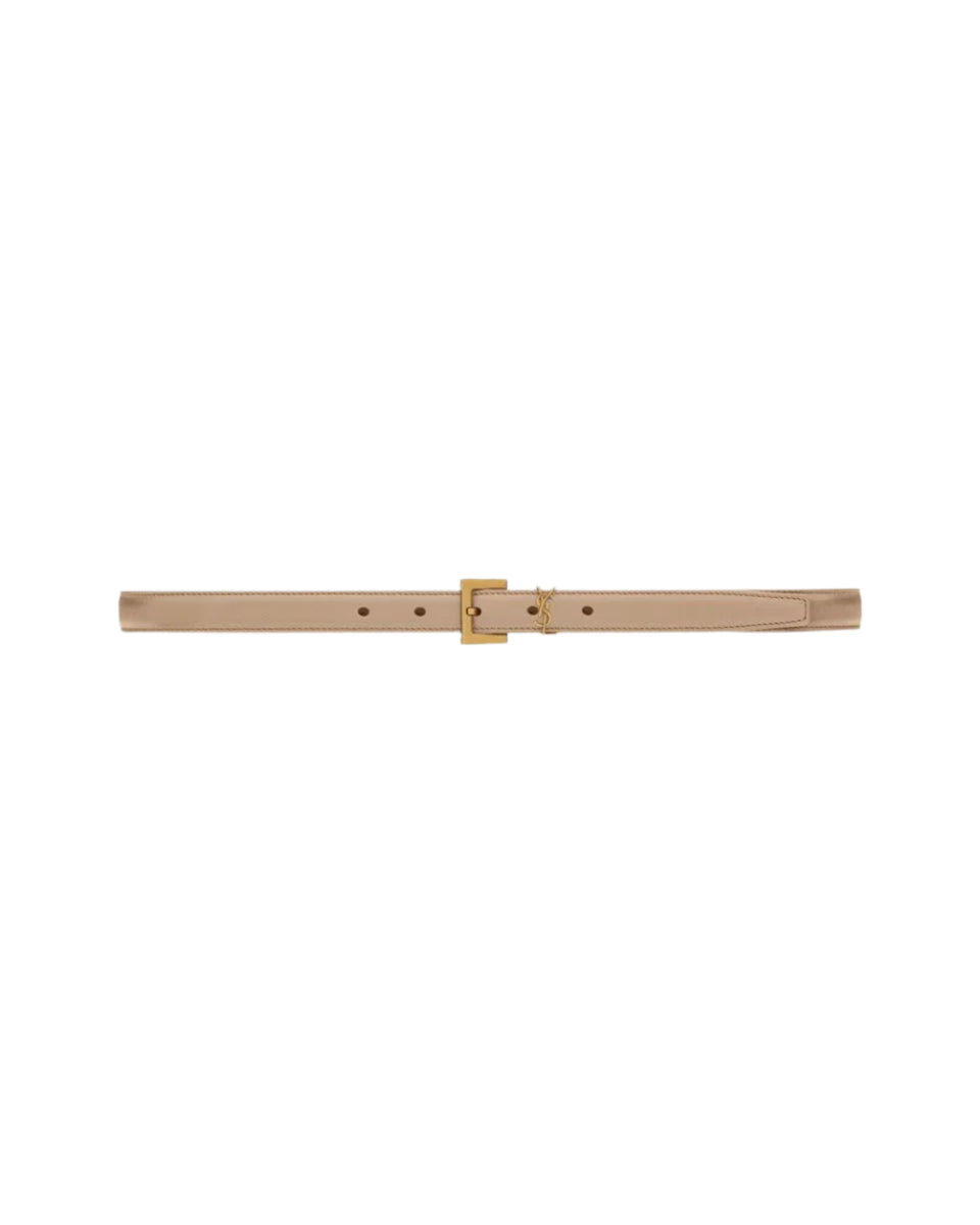 CASSANDRE THIN BELT WITH SQUARE BUCKLE