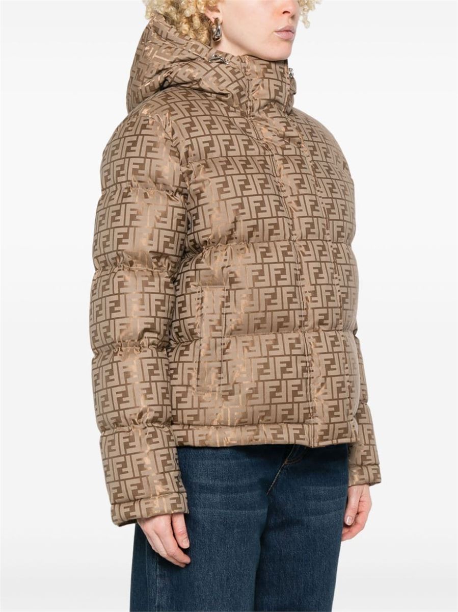 FF-LOGO PADDED JACKET FENDI