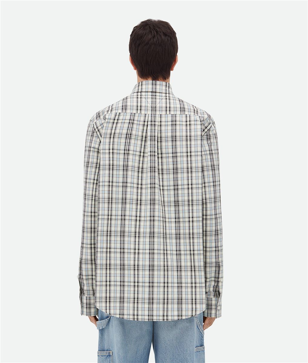 CHECKED COTTON SHIRT BOTTEGA VENETA