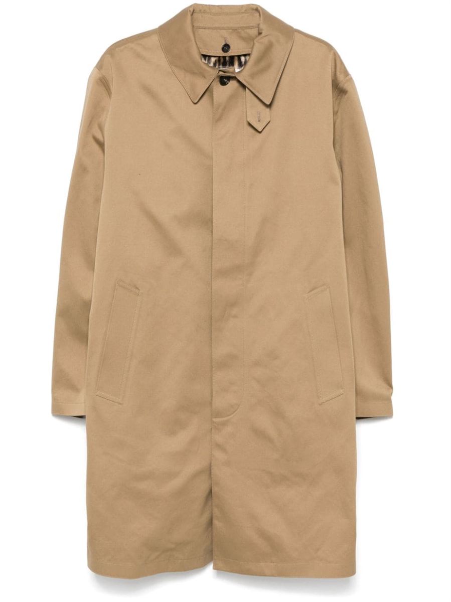 COTTON GABARDINE TRENCH COAT