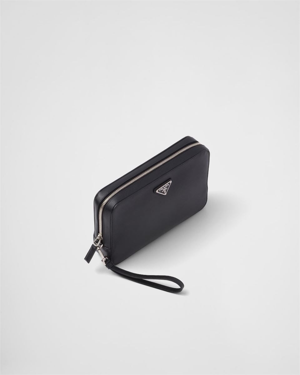 SAFFIANO LEATHER CLUTCH