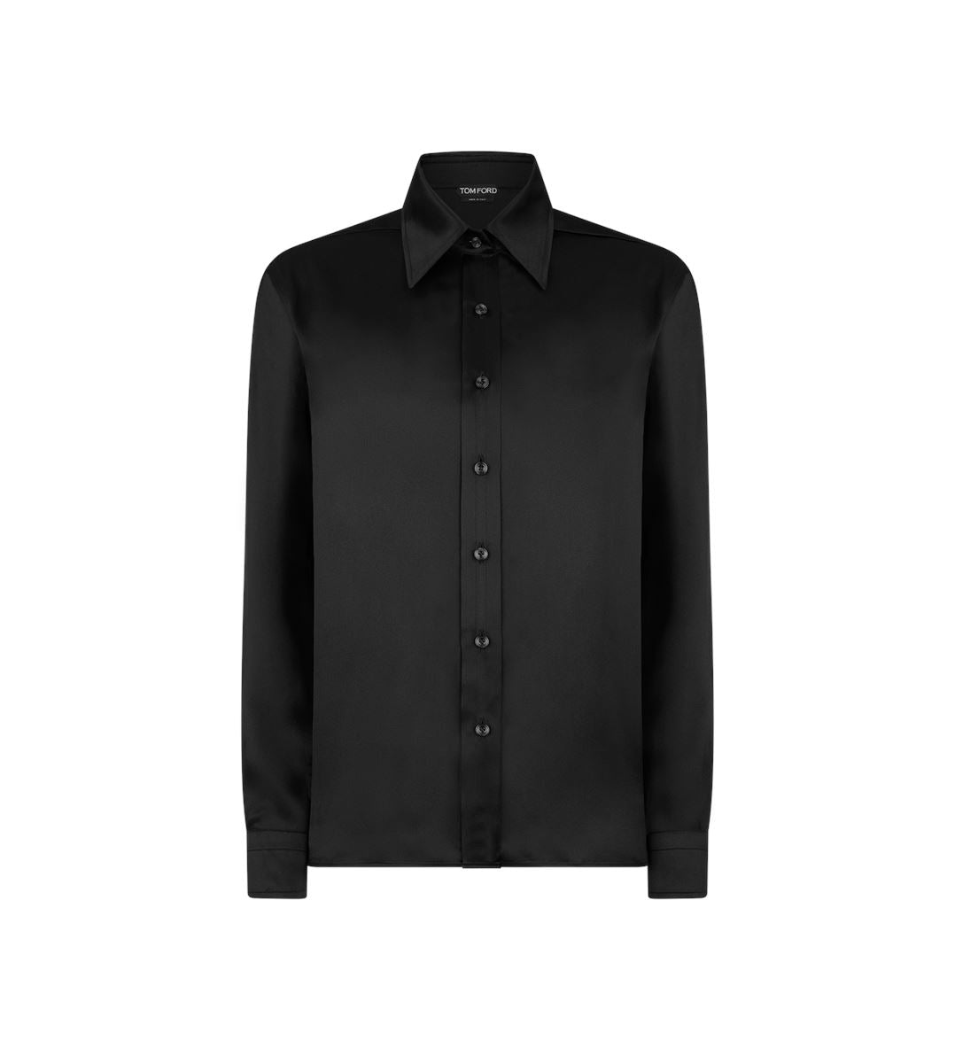 FLUID CHARMEUSE SILK SHIRT