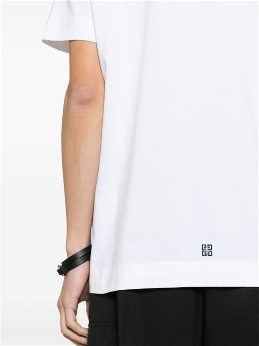 LOGO-PRINT COTTON T-SHIRT GIVENCHY