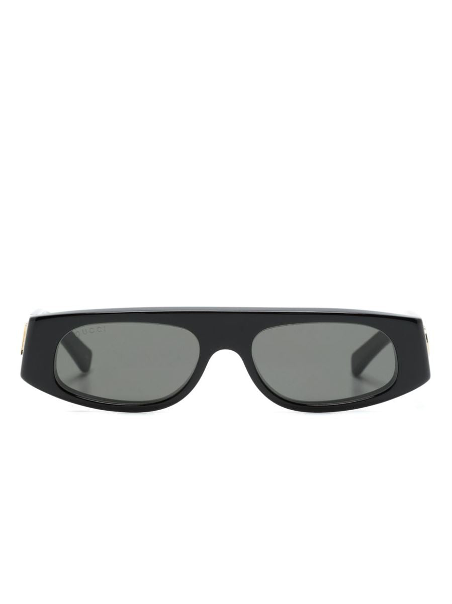 OVAL-FRAME SUNGLASSES