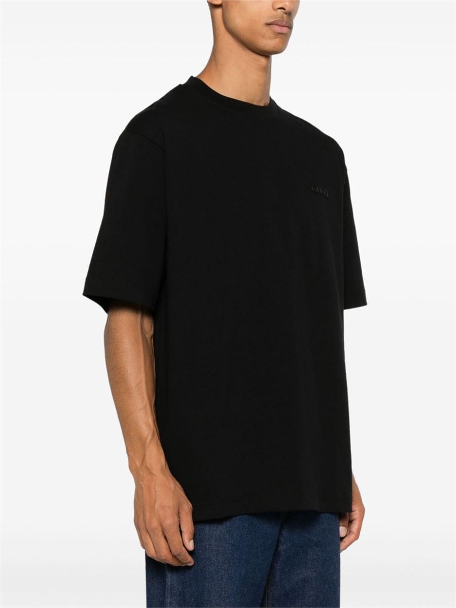 LOGO-EMBROIDERED COTTON T-SHIRT GUCCI