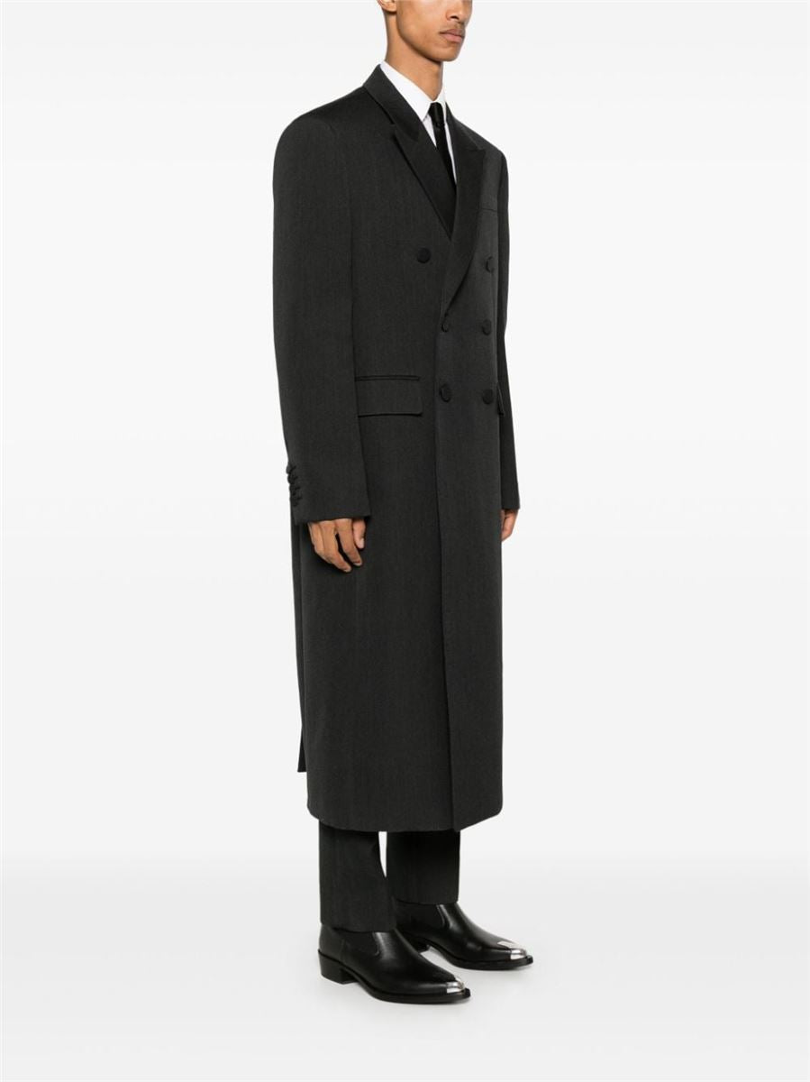 ANCORA EMBROIDERED WOOL COAT GUCCI