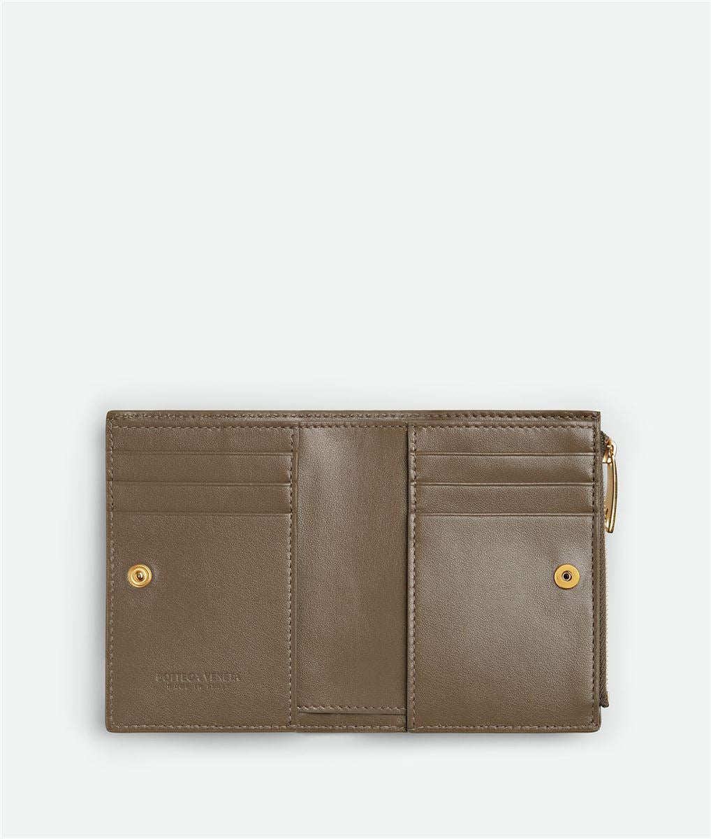 INTRECCIATO SMALL BI-FOLD WALLET