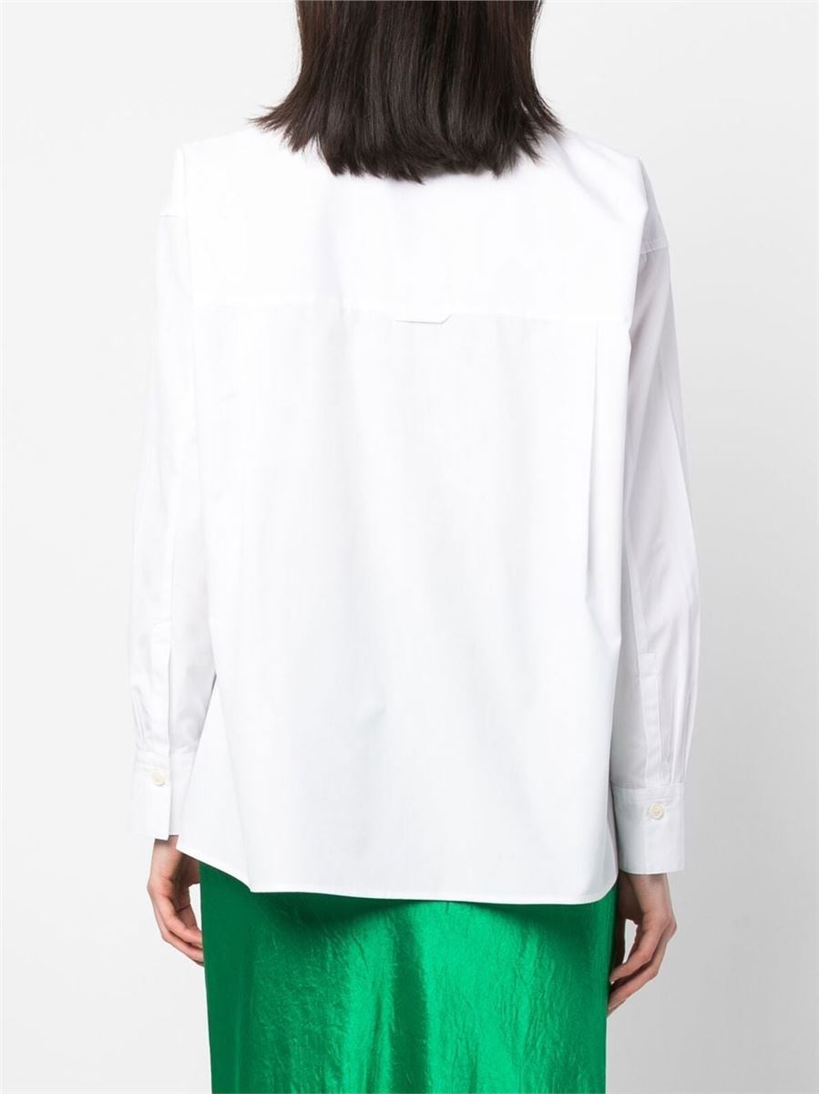 SIDE-SLIT COTTON SHIRT VINCE