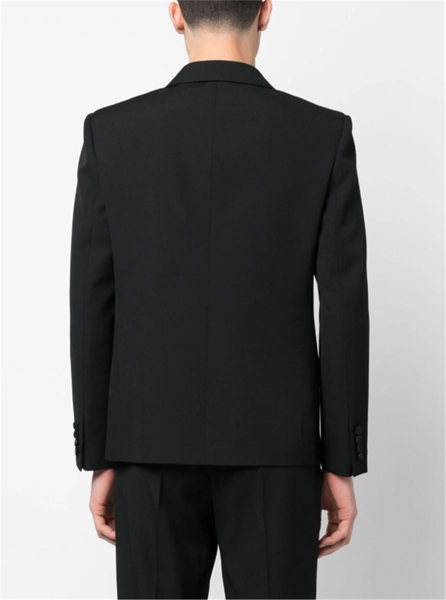 DOUBLE-BREASTED WOOL BLAZER SAINT LAURENT