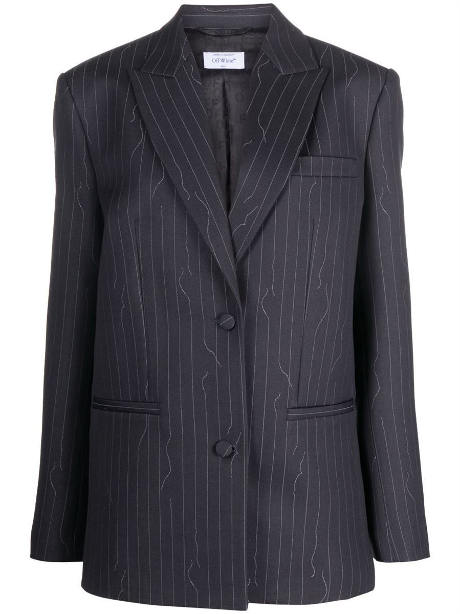 BLAZER WITH PINESTRIPE