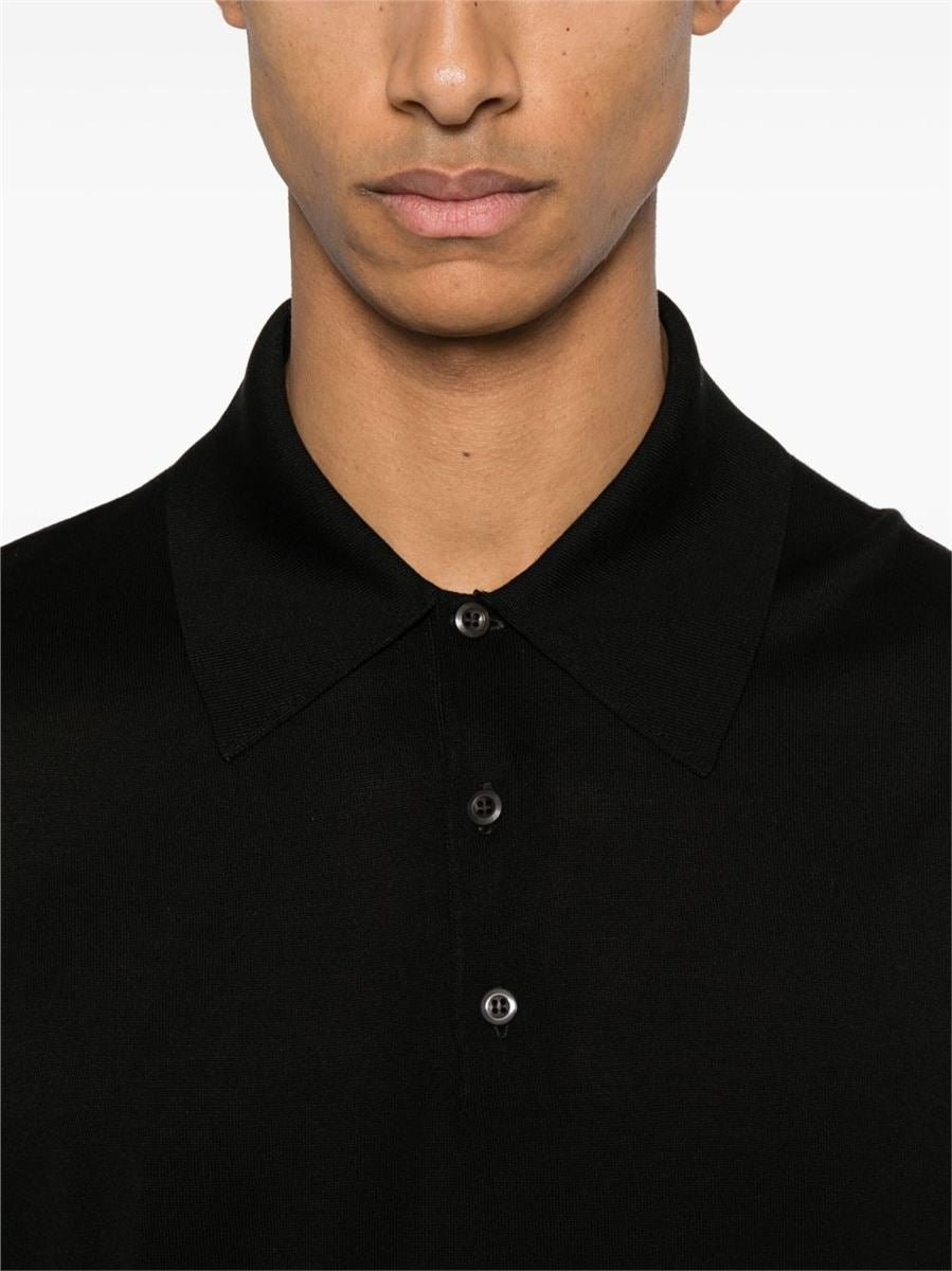 SILK POLO SHIRT