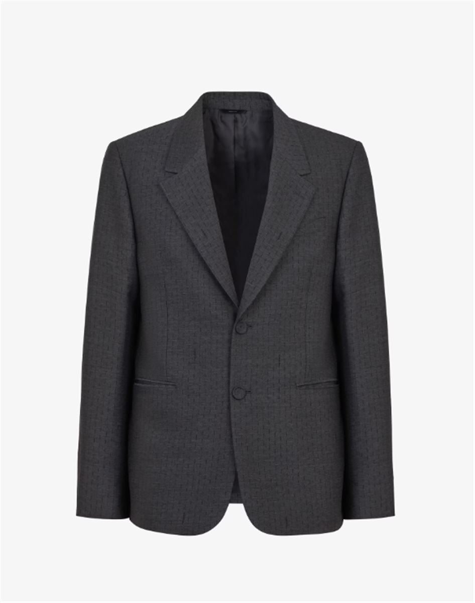 GREY WOOL BLAZER