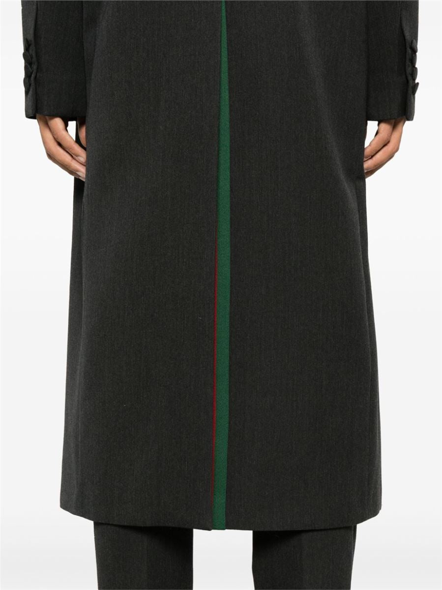 ANCORA EMBROIDERED WOOL COAT GUCCI