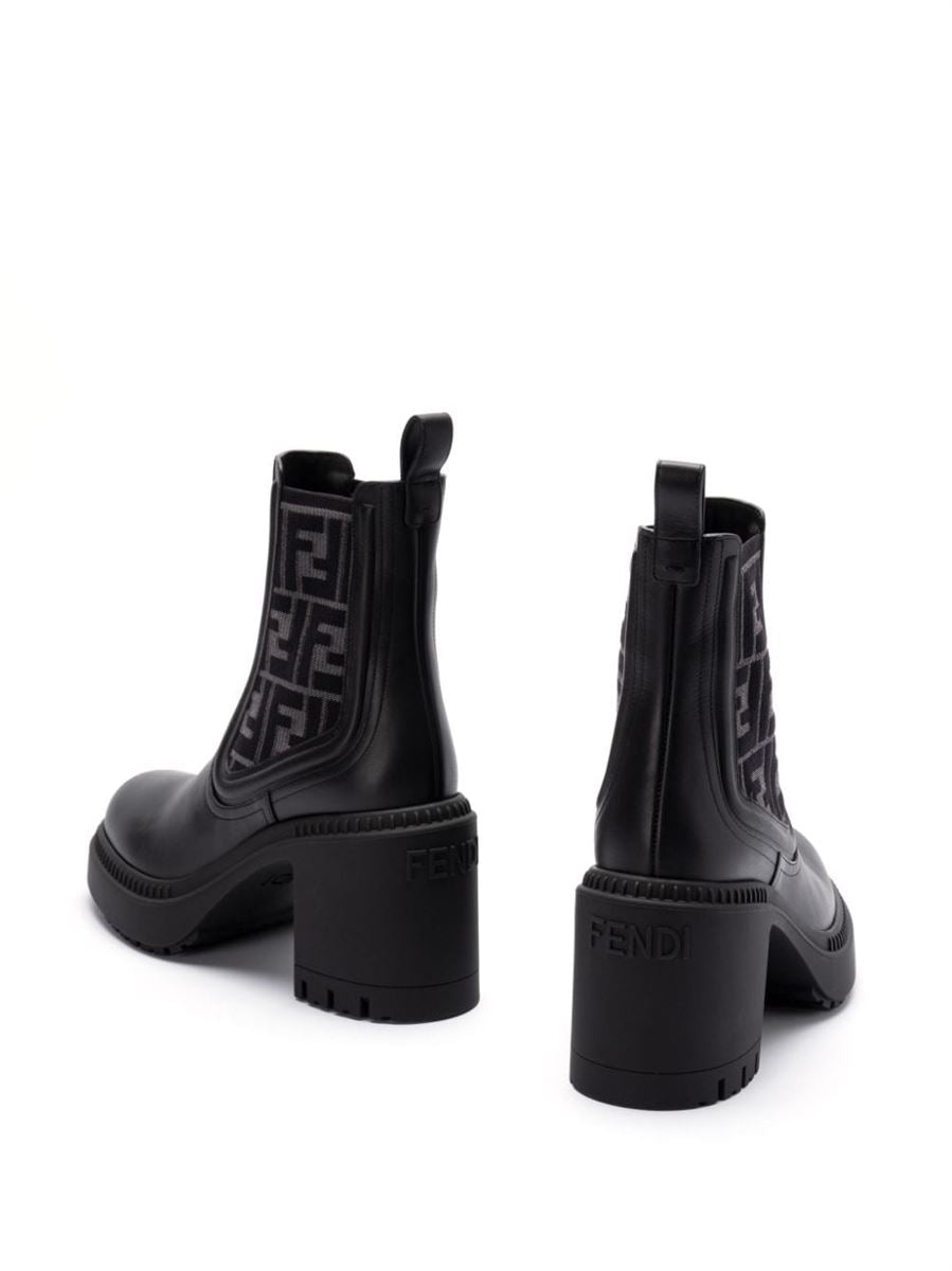 65MM MONOGRAM-DETAILED BOOTS FENDI