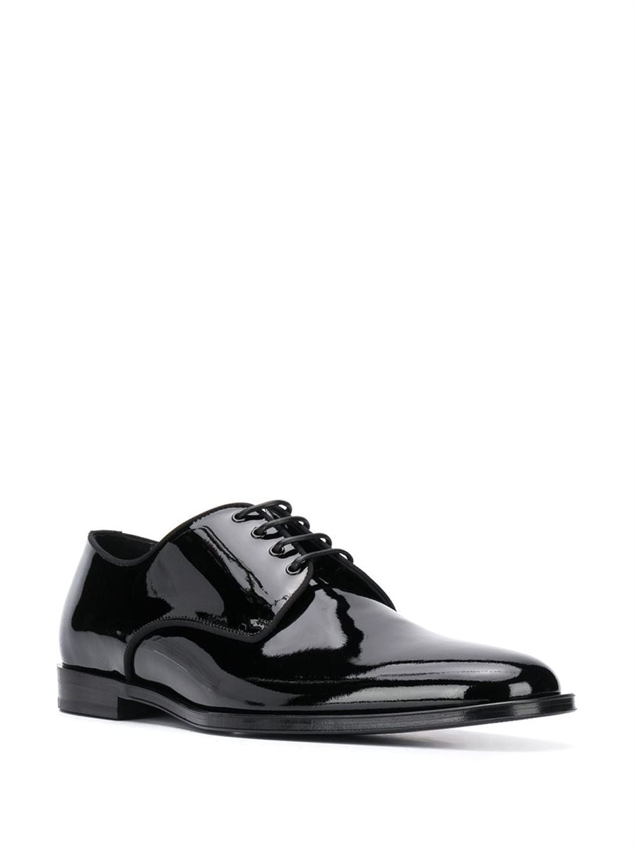 PATENT LEATHER DERBY SHOES DOLCE & GABBANA