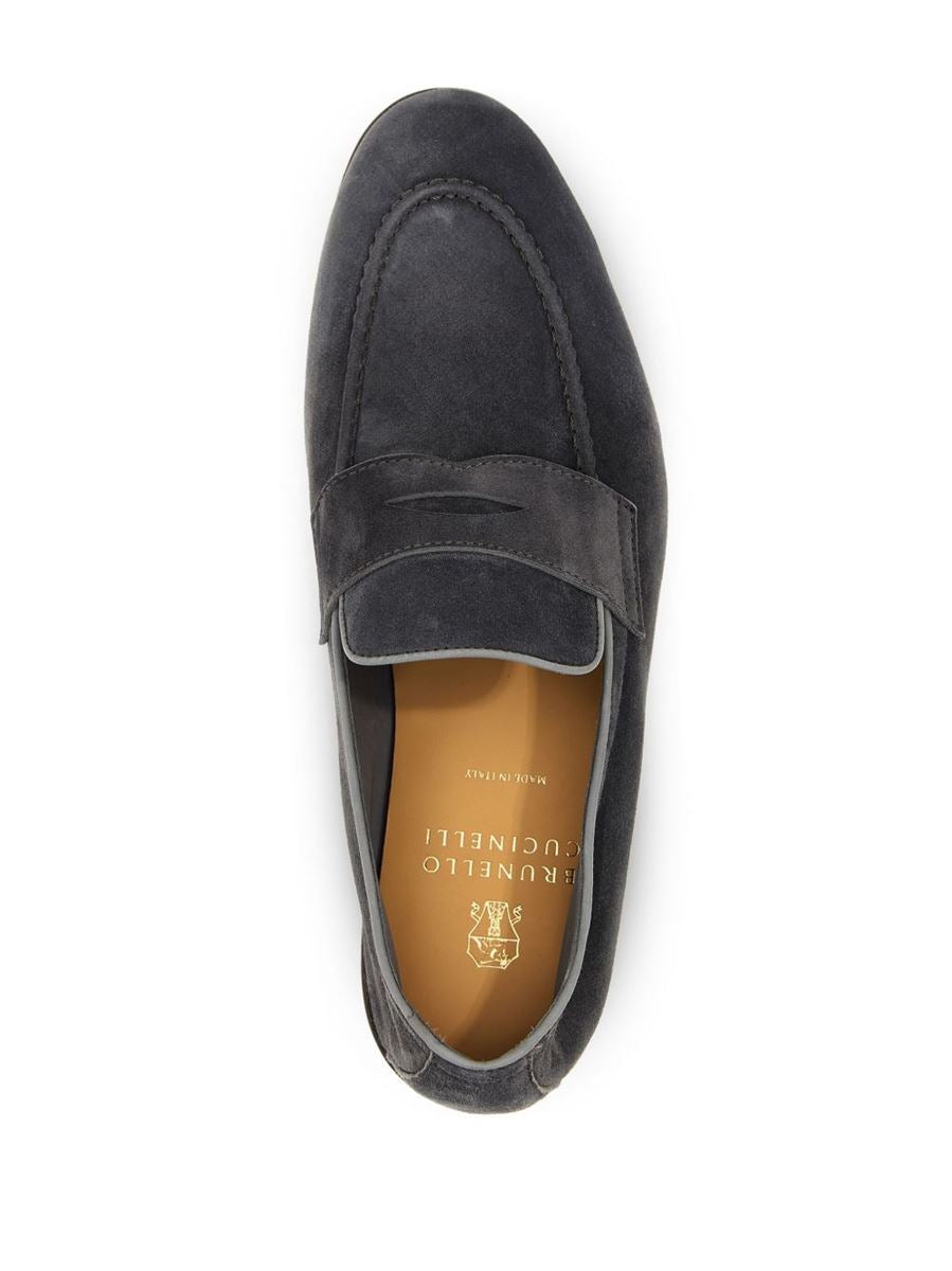 SUEDE LOAFERS