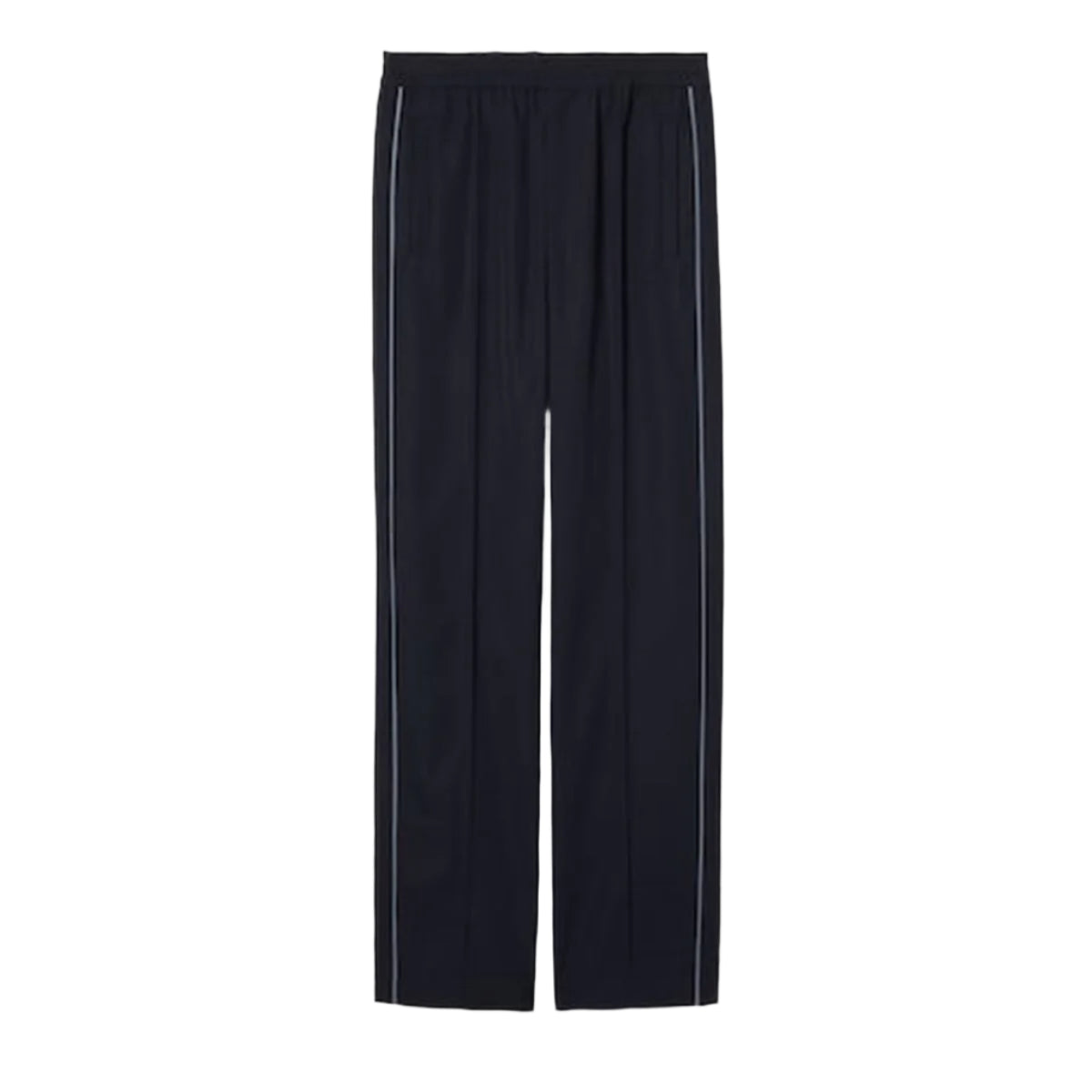 EMBROIDERED WOOL TWILL PANT