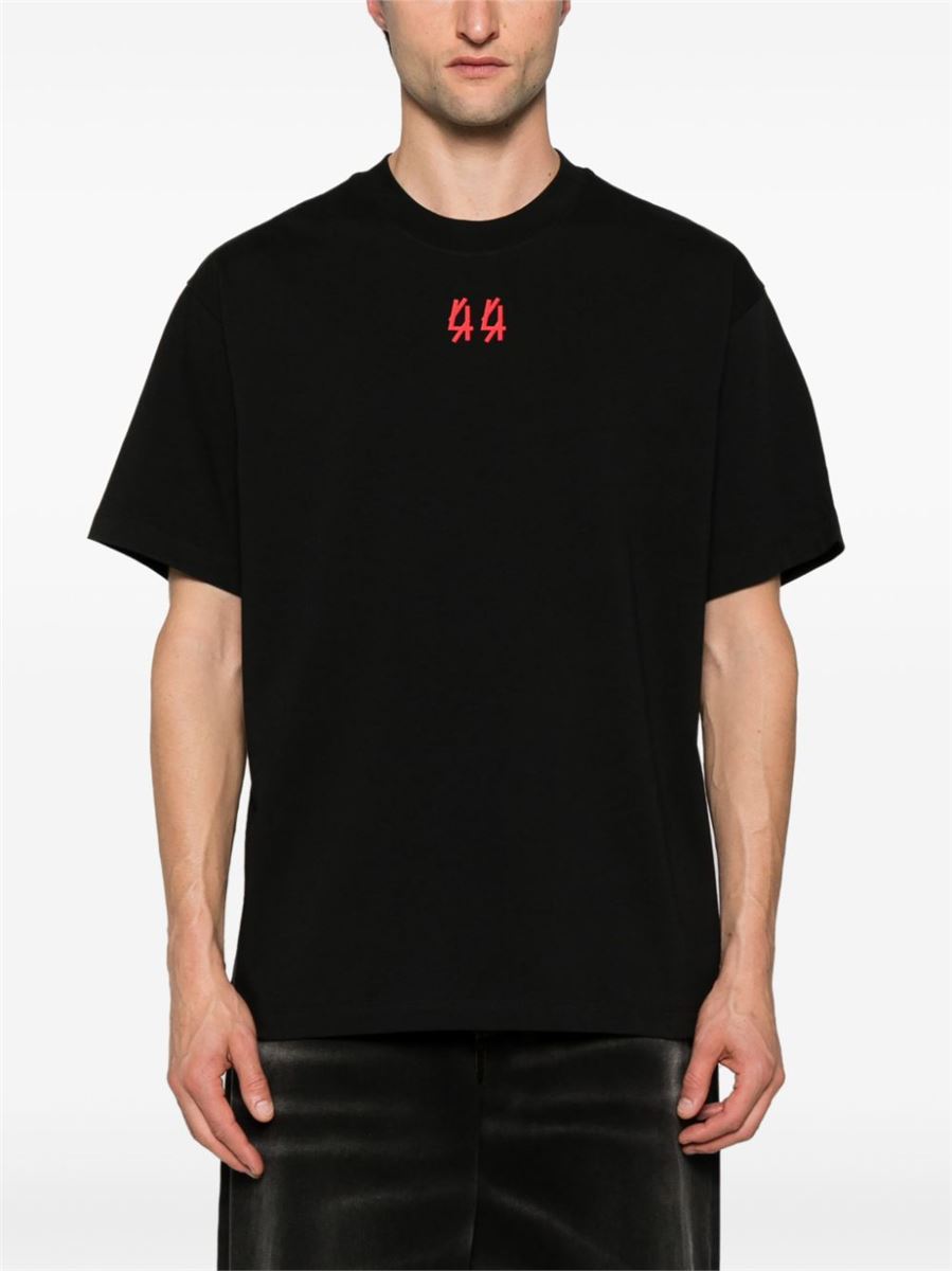 LASERED COTTON T-SHIRT 44 LABEL GROUP