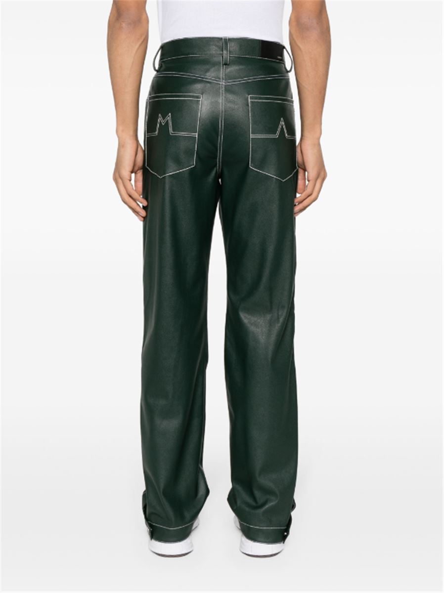LOGO-EMBROIDERED STRAIGHT TROUSERS