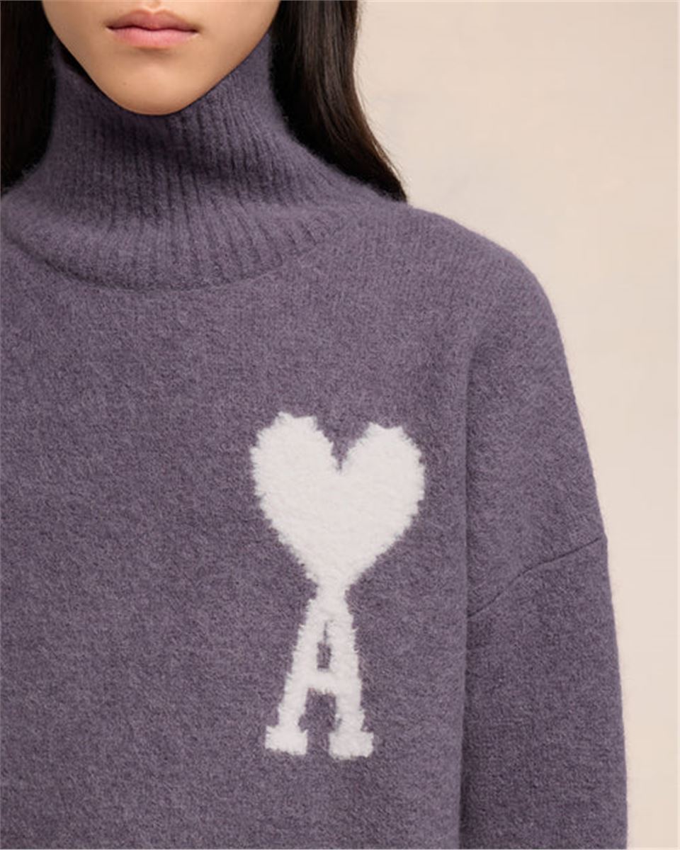 AMI DE COEUR FUNNEL NECK SWEATSHIRT