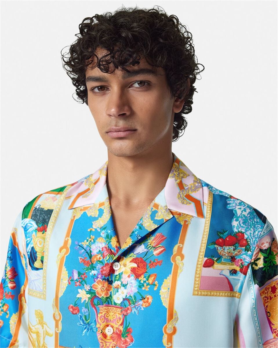 VERSACE GALLERY SILK SHIRT