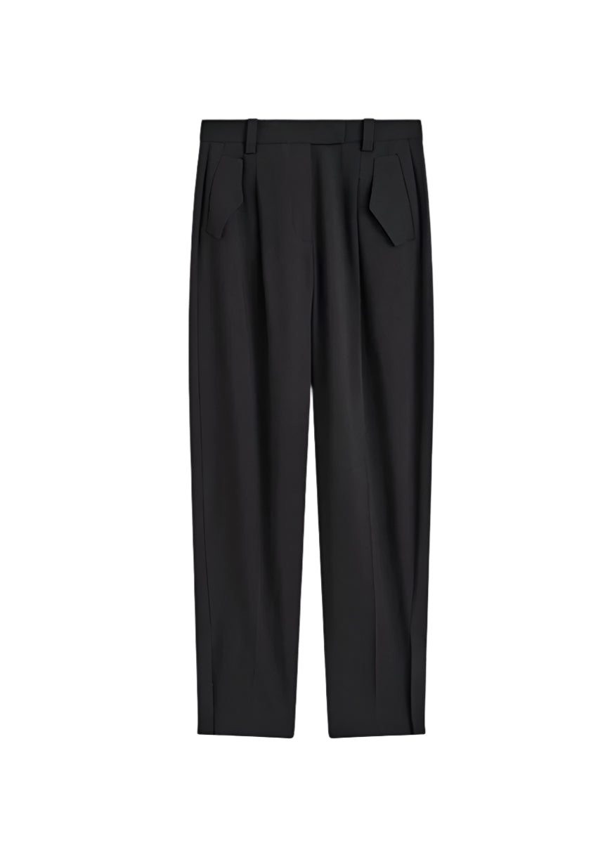 ALEXIS FLUID TWILL WOOL TROUSERS