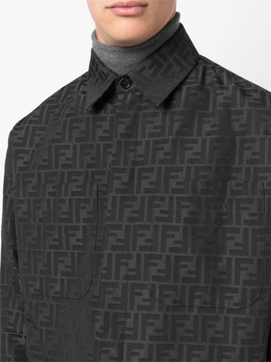 FF-MONOGRAM SHIRT JACKET FENDI