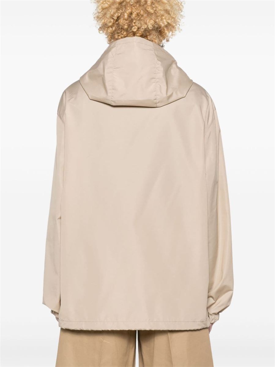 LIGHTWEIGHT HOODED JACKET MIU MIU