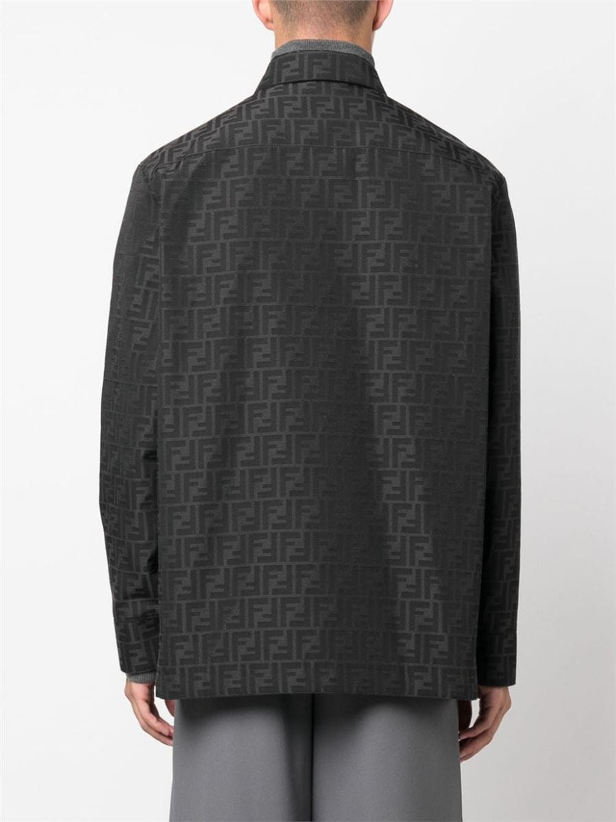 FF-MONOGRAM SHIRT JACKET FENDI