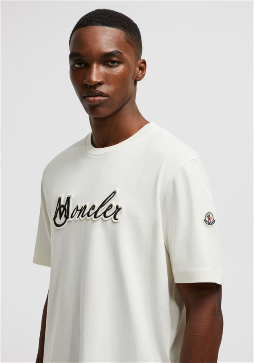 EMBROIDERED VARSITY LOGO COTTON T-SHIRT