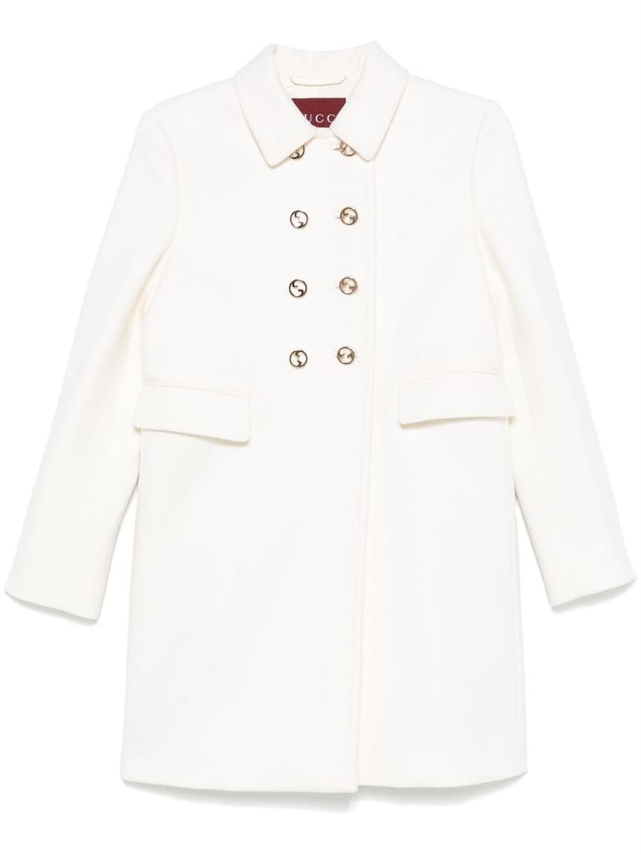 INTERLOCKING G-BUTTONS COAT GUCCI