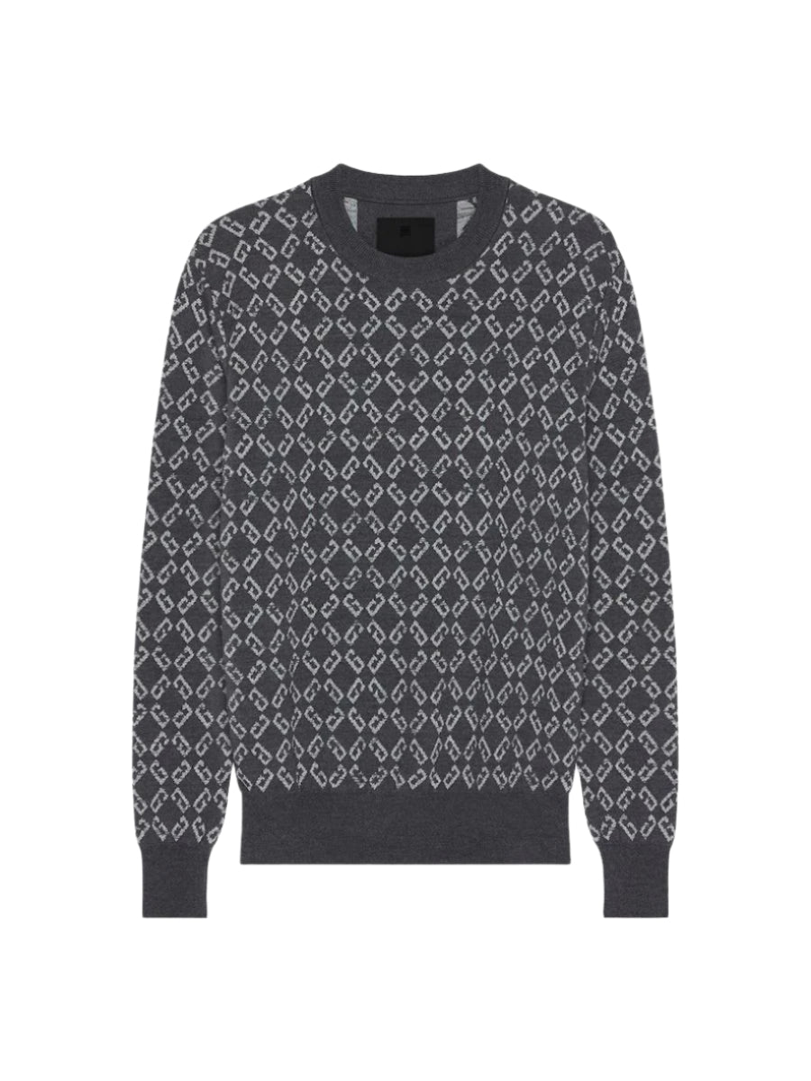 SWEATER IN MONOGRAM 72 JACQUARD