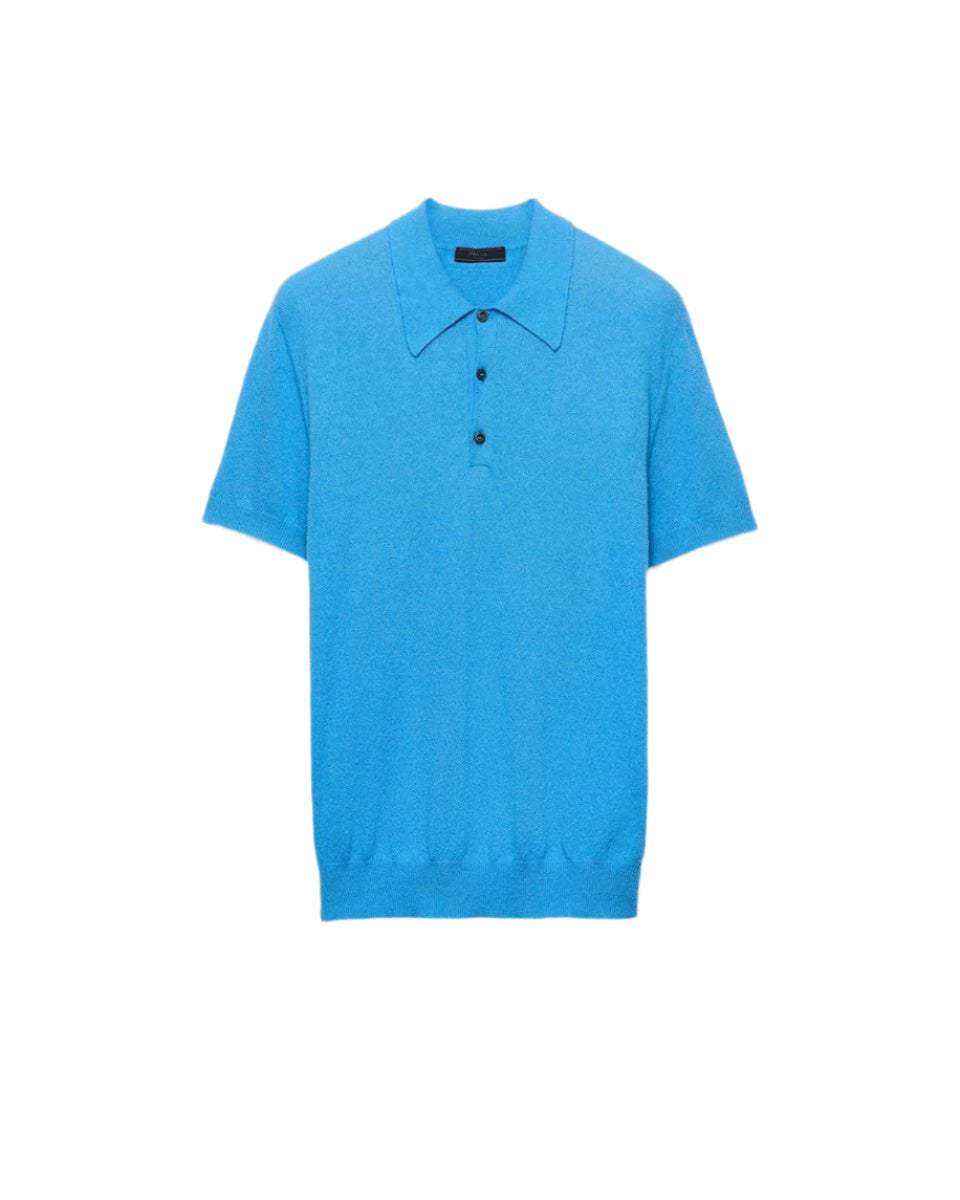 SHORT-SLEEVED COTTON POLO SHIRT