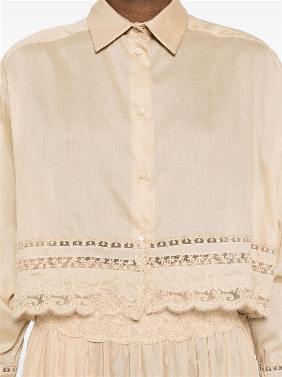 FLORAL-EMBROIDERY SHIRT