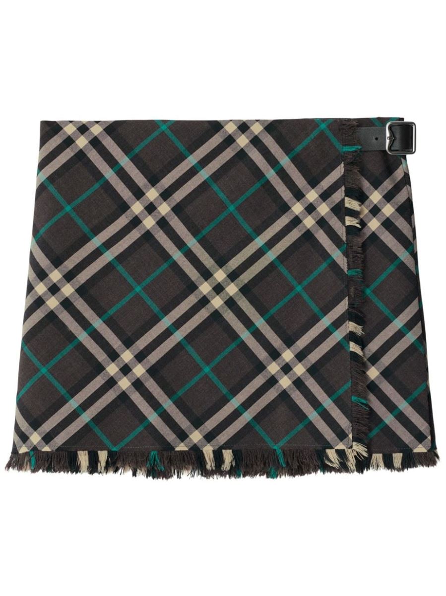 CHECK-PATTERN MINI SKIRT BURBERRY