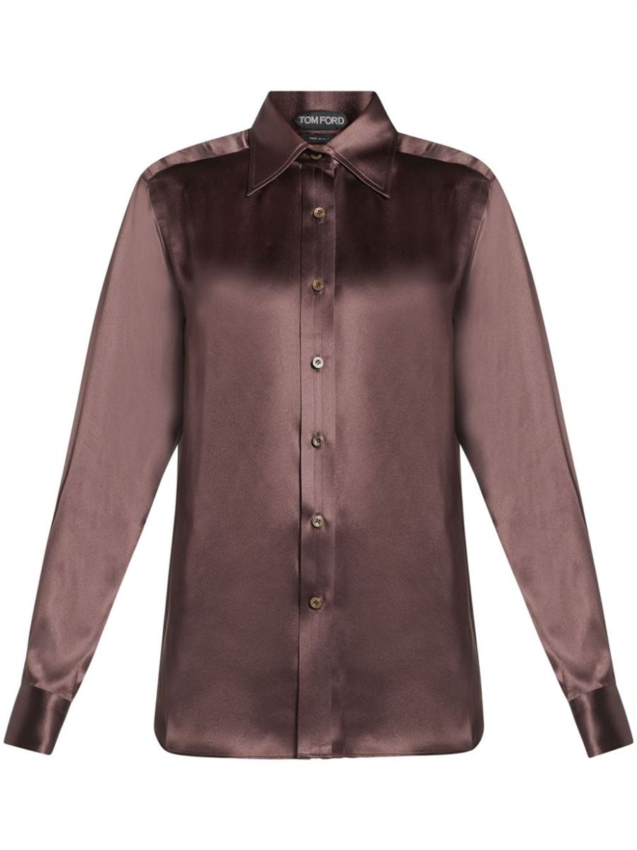 BUTTONED SILK SHIRT TOM FORD