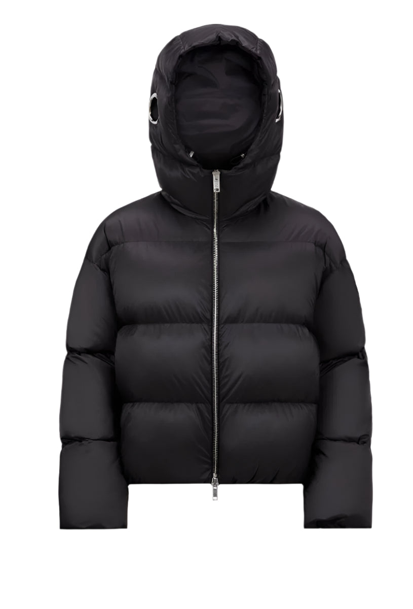 MONCLER X WILLOW SMITH SKAARA HOODED SHORT DOWN JACKET