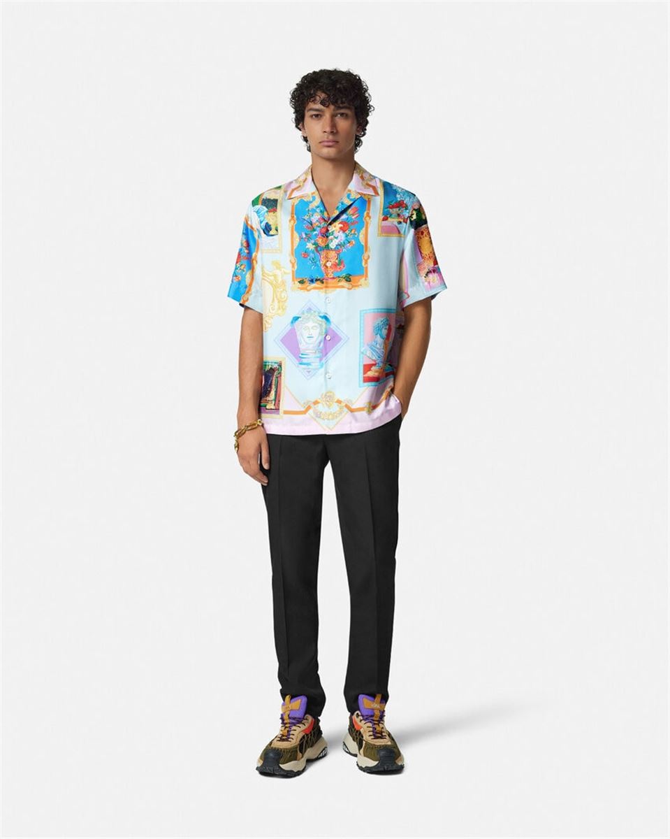 VERSACE GALLERY SILK SHIRT