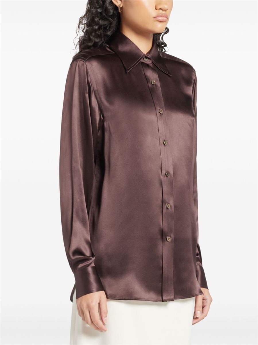 BUTTONED SILK SHIRT