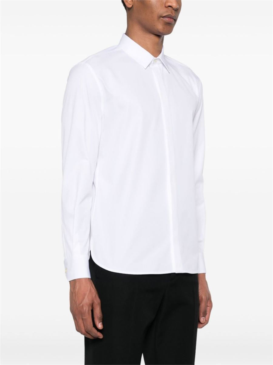 LONG-SLEEVE COTTON SHIRT SAINT LAURENT