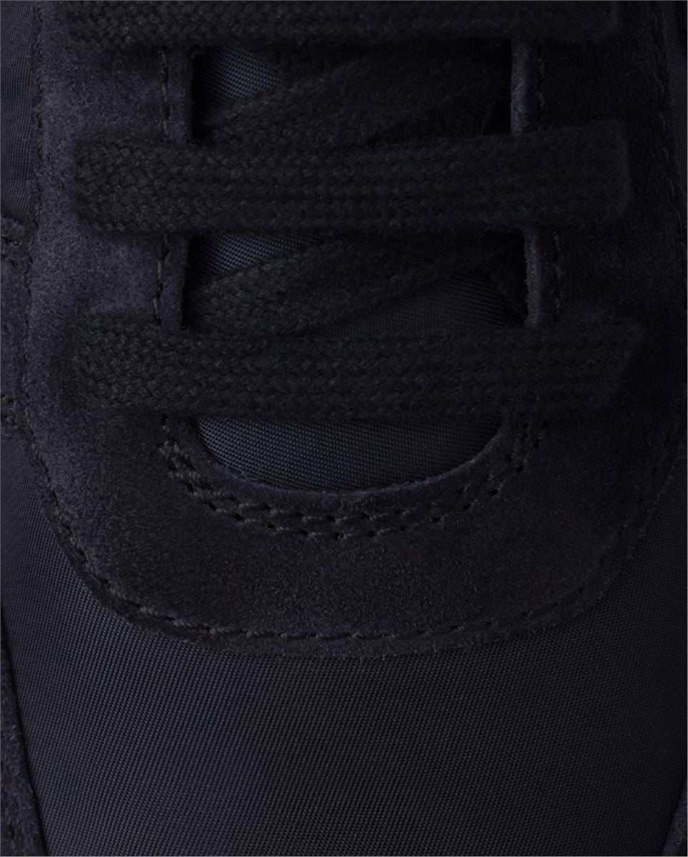 PRAX 01 RE-NYLON AND SUEDE SNEAKERS