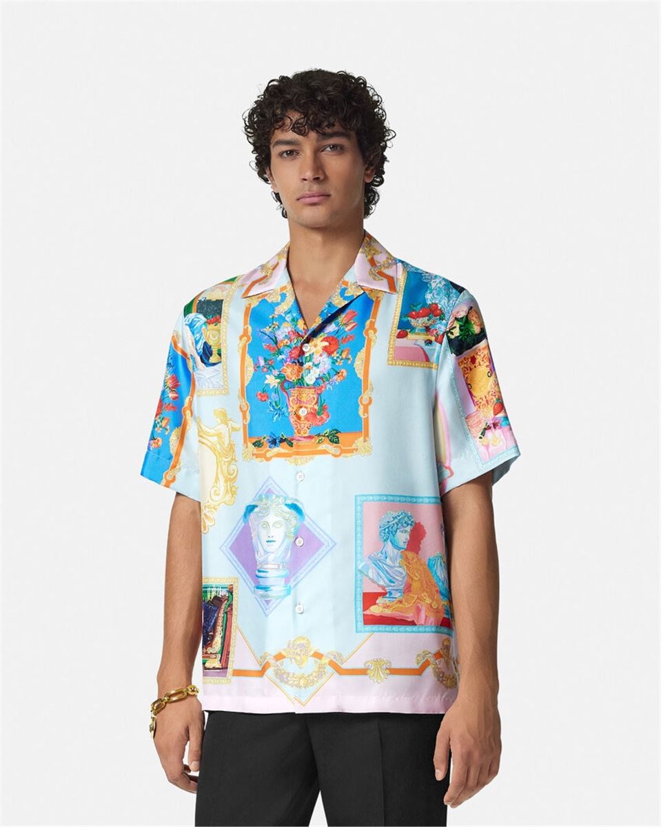 VERSACE GALLERY SILK SHIRT