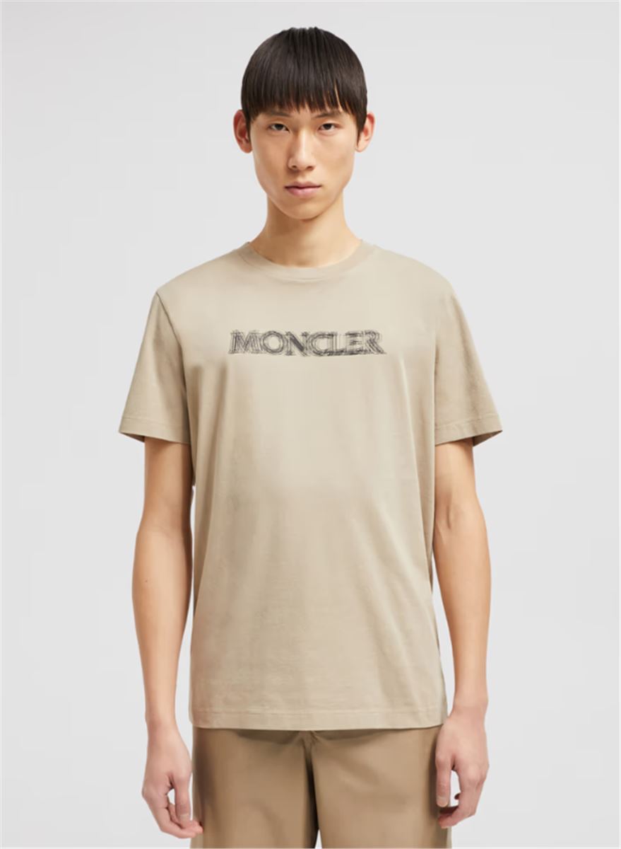 BLURRED LOGO COTTON T-SHIRT