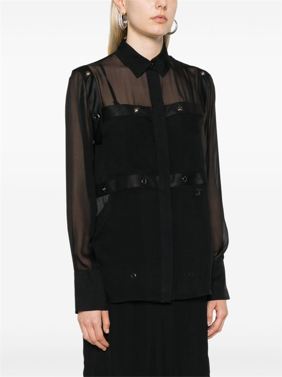 EYELET-EMBELLISHED SHIRT ICEBERG