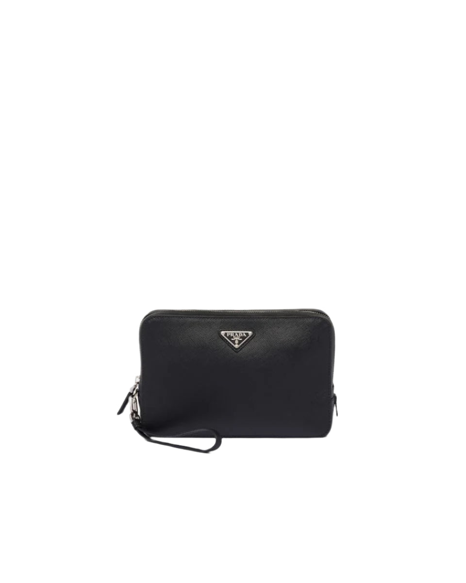 SAFFIANO LEATHER CLUTCH