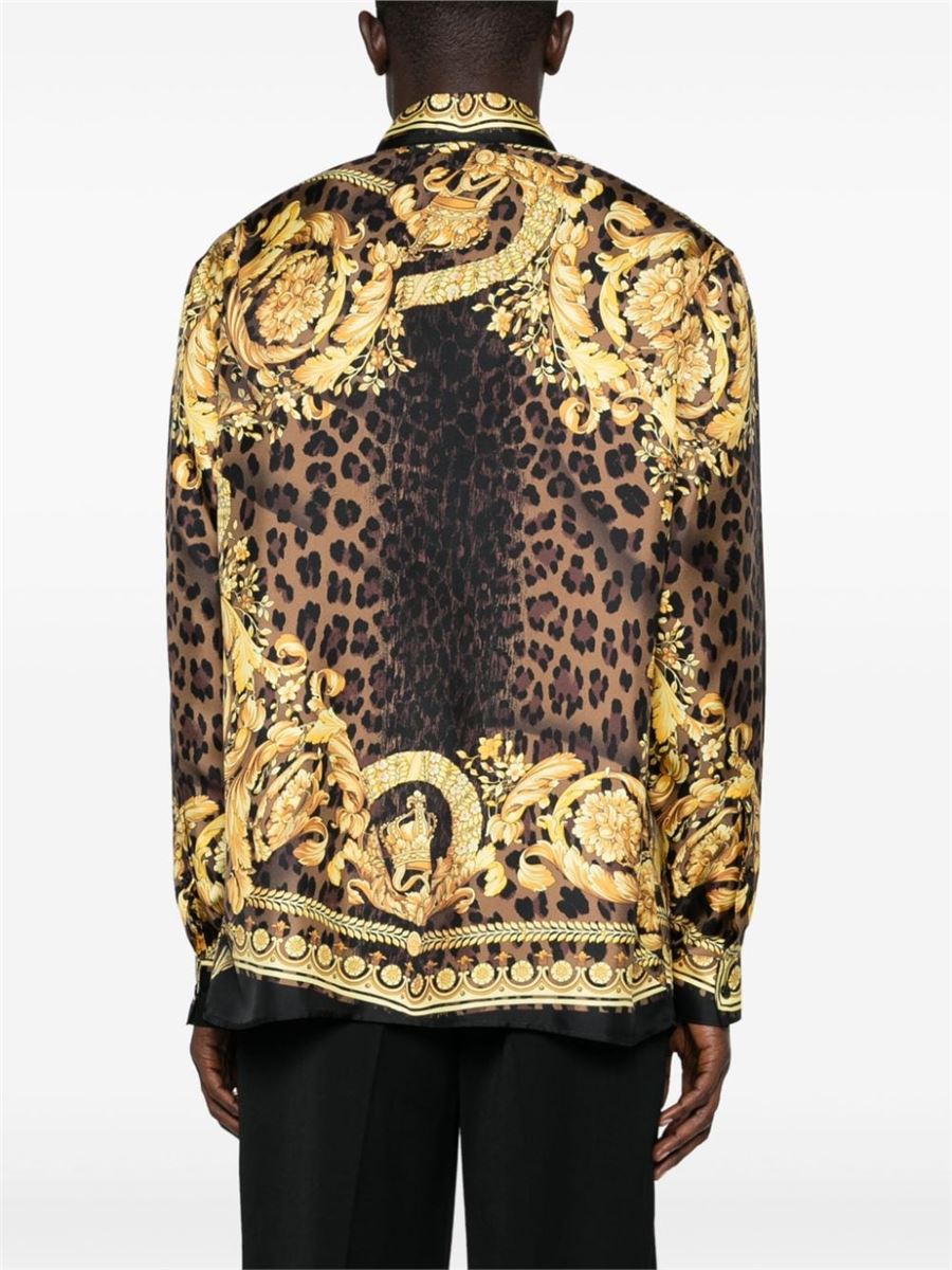 BAROCCO-PRINT SHIRT VERSACE