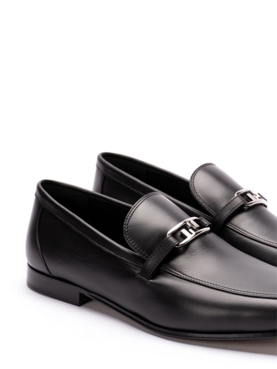 LOGO-PLAQUE LOAFERS FENDI